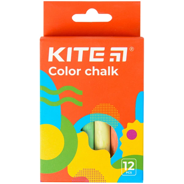 Крейда кольорова, 12 шт. Kite Fantasy K22-075-2