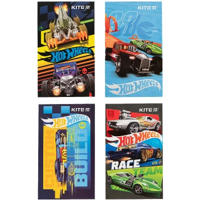 Блокнот-планшет А6, 50арк, нелінований Hot Wheels HW21-195 Kite
