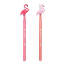 Ручка масляна YES "Caribbean flamingo" 0,7 мм, синя, 412003