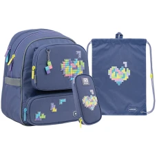 Набір рюкзак + пенал + сумка для взуття Kite SET_K22-756S-1 Tetris