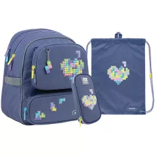 Набір рюкзак + пенал + сумка для взуття Kite SET_K22-756S-1 Tetris