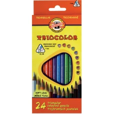 Олiвцi кольоровi Triocolor, 24шт., 3134 Koh-i-noor