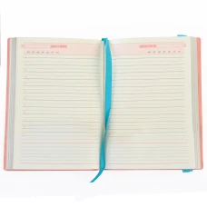 Діловий записник А6 недат., 320арк. крем.папір, 251925 Leo planner