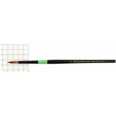 Синтетика кругла, Green stripe 1019, № 8, д.р. пензель KOLOS