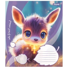 Зошит А5/12 арк лінія 1В Cute forest animal, 766280