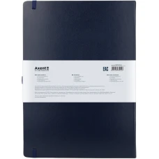 Книга записна Partner Grand 295*210, 100арк, кліт, синій 8203-02-A