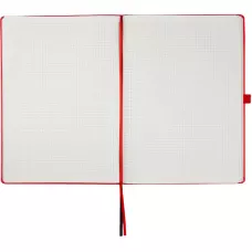 Книга записна Partner Grand, 210*295, 100 арк, кліт, червона 8203-06-A
