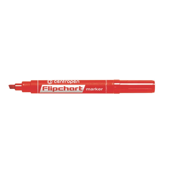 Маркер Flipchart 8560 1-4,6 мм клиноподібний червоний, Centropen