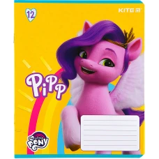 Зошит 12 арк., лінія, софт тач + УФ лак, My Little Pony LP22-234 Kite