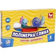 Полімерна глина 6 кольорів 83911901-UA Школярик