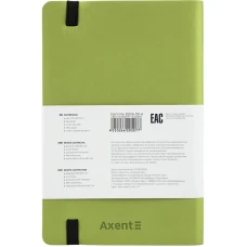 Книга записна Partner, 125*195, 96арк, кліт. салатовий 8206-09-A