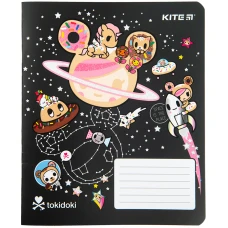 Зошит 18 арк., лінія, УФ лак + глітер, tokidoki TK23-237 Kite