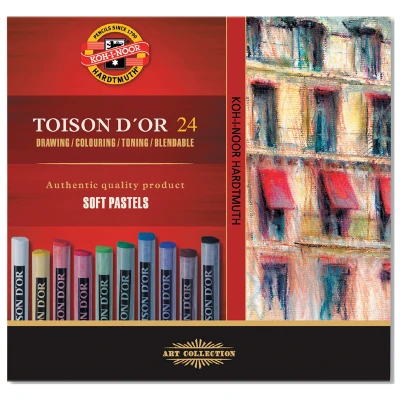 Крейда-пастель TOISON D'OR, 24 кол. 8514 Koh-i-noor