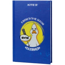 Книга записна А6, 80арк, кліт., тверда обкл, Паляниця K22-199-5 Kite