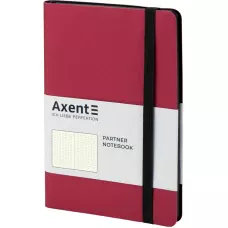 Книга записна Partner Soft, 125*195, 96арк, крап, червона 8310-05-A
