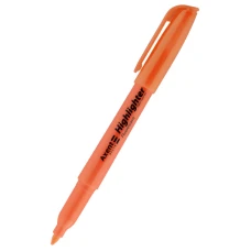Маркер Highlighter D2503, 2-4 мм клиноп., помаранчевий
