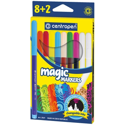 Фломастери 2549 Magic, набір 10 шт., Centropen