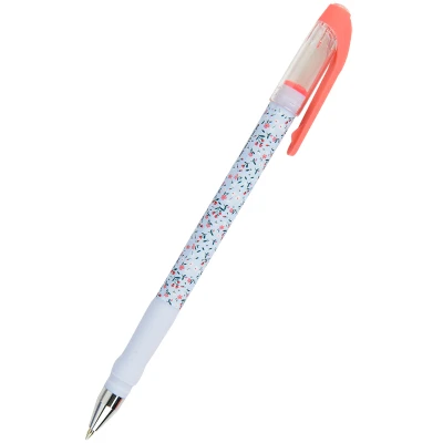 Ручка кулькова Floral, синя AB1049-37-A