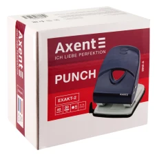Діркопробивач Exakt-2 металевий, 40арк, чорний 3940-01-А