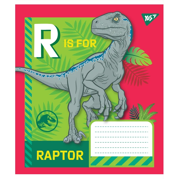Зошит А5/12 арк лінія YES Jurassic World, 766206