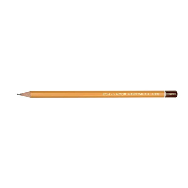 Олівець графітний 1500, 5Н, Koh-i-noor
