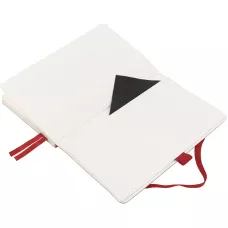 Книга записна Partner Soft Skin,125*195, 96арк, кліт, червона, 8616-06-A