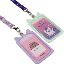 Бейдж на стрічці YES "Pusheen", вушка, 940304