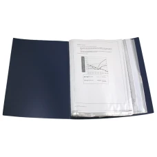 Дисплей-книга 100 файлів, синя 1200-02-A