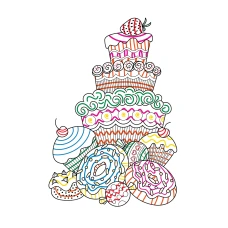 Водна розмальовка YES "Yummy cupcakes" 742845