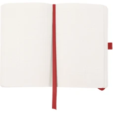 Книга записна Partner Soft Skin,125*195, 96арк, кліт, червона, 8616-06-A
