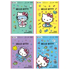 Зошит для малювання, 30 арк., спір., гібр. лак + УФ лак, Hello Kitty HK23-243 Kite