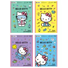 Зошит для малювання, 30 арк., спір., гібр. лак + УФ лак, Hello Kitty HK23-243 Kite