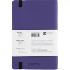 Книга записна Partner Soft, 125*195, 96арк, кліт, т. синя 8206-38-A