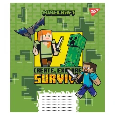 Зошит А5/12 арк лінія YES Minecraft, 766546