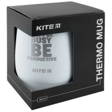 Термокружка 360 мл, біла K22-378-03 Kite