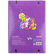 Папка для зошитів В5 на гумці картон, My Little Pony LP23-210 Kite