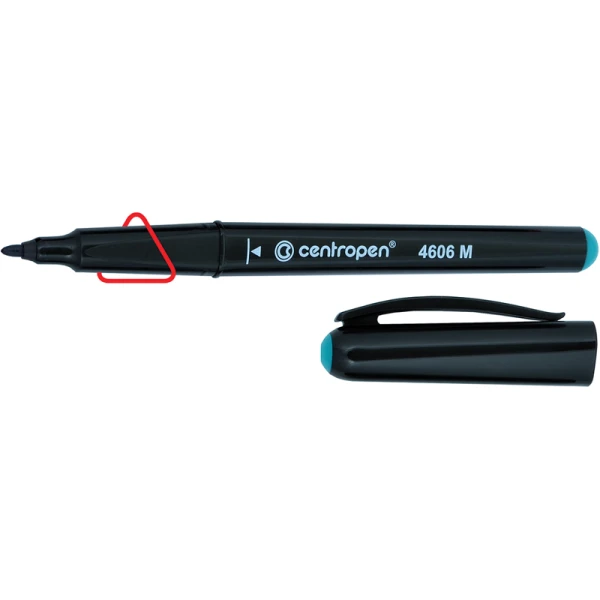 Маркер CD-Pen 4606 ergoline, 1 мм зелений Centropen