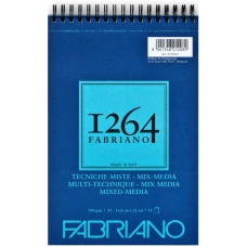 Альбом на спіралі Mix Media 1264 А5, 300г/м2, 15л, Fabriano