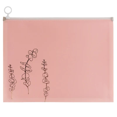 Папка на блискавці zip-lock, А5+, Peachy Mood 02, 1498-26-A