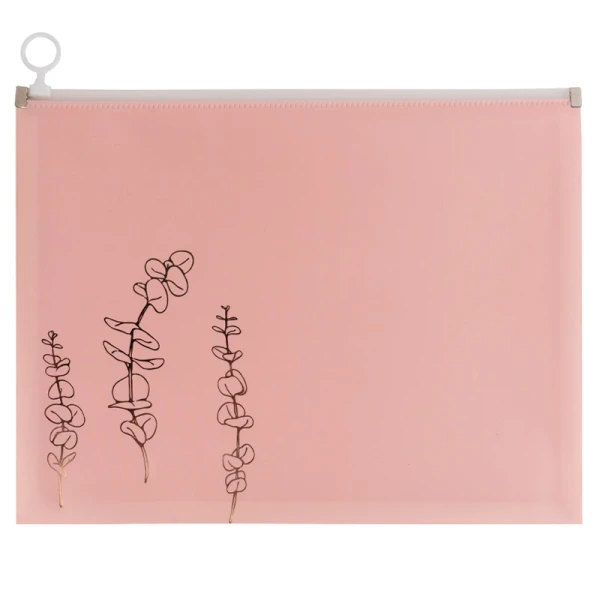 Папка на блискавці zip-lock, А5+, Peachy Mood 02, 1498-26-A
