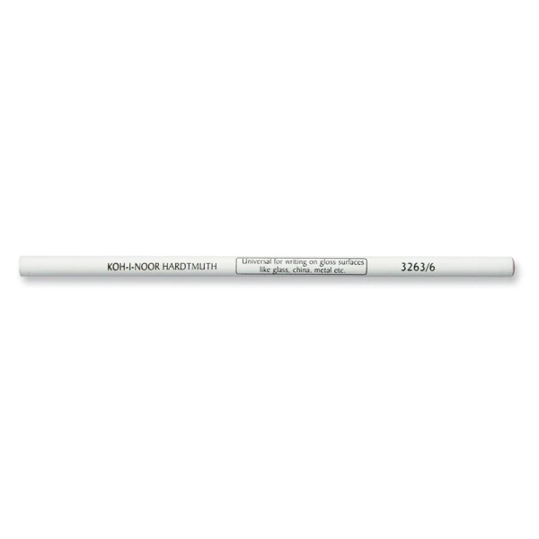 Олівець-стеклограф, 3263/6, білий, Koh-i-noor