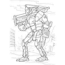 Розмальовка А4 "Robot Heroes", 12 с. 741098