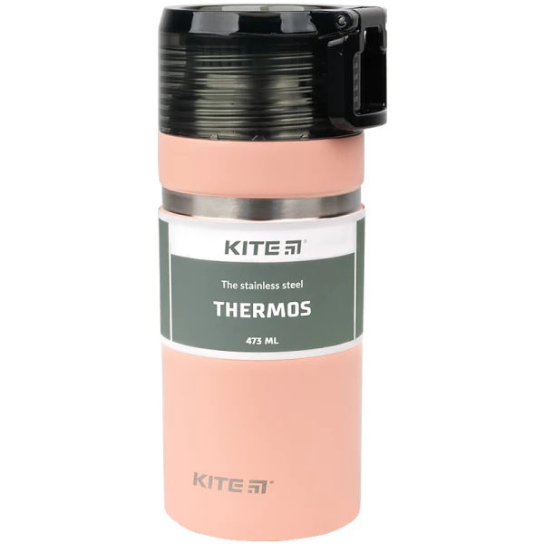 Термос Kite 473 мл., персиковий K21-320-01