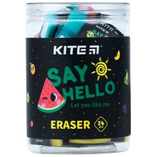 Гумка кольорова Juicy, асорті, K21-373 Kite