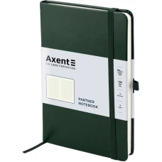 Книга записна Partner Lux, 125*195, 96арк, кліт, зелений 8202-04-А