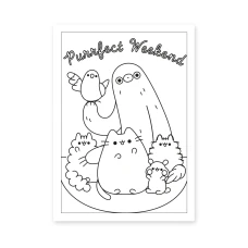 Розмальовка А4 "Pusheen", 12 с. 742918 YES