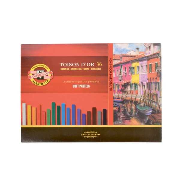 Крейда-пастель суха TOISON D'OR, 36 кол. 8585 Koh-i-noor