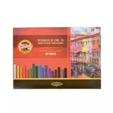 Крейда-пастель суха TOISON D'OR, 36 кол. 8585 Koh-i-noor