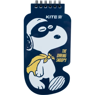 Блокнот пласт обкл., спіраль, А5, 50арк., нелінований Snoopy SN22-465