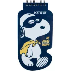 Блокнот пласт обкл., спіраль, А5, 50арк., нелінований Snoopy SN22-465